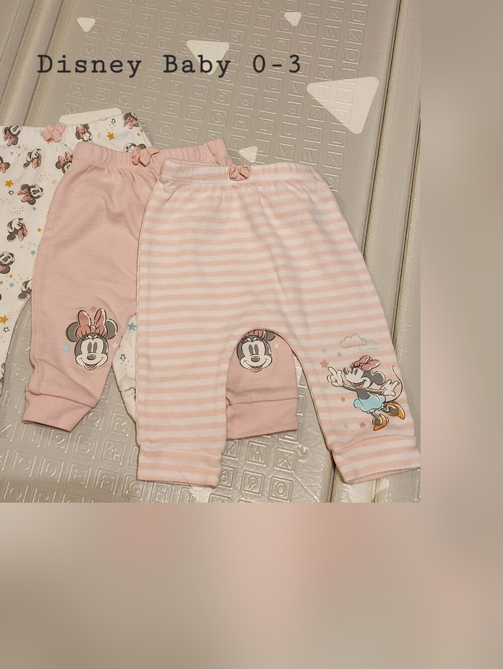 Disney Baby Pink Minnie Mouse Leggings Set